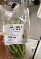 Mängden socker i Fine green beans