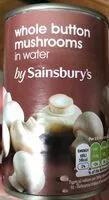 Mängden socker i Whole button mushrooms