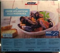 Mängden socker i Atlantische Miesmuscheln alla Marinara