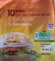 Mängden socker i British Chicken breast slices
