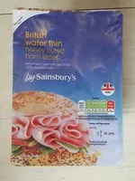 Mängden socker i British wafer thin ham