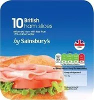 Mängden socker i British Ham Slices
