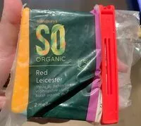 Mängden socker i Red leicester organic