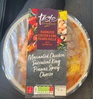 Mängden socker i Marinated chicken & king prawn paella