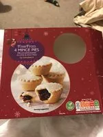 Mängden socker i Mince pies free from