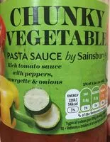 Mängden socker i Chunky Vegetable  Pasta Sauce