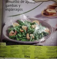 Mängden socker i Revuelto de ajetes, gambas y esparragos