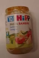 Mängden socker i Pasta Bambini Gemüse Lasagne