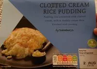 Mängden socker i Clotted cream rice pudding