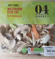 Mängden socker i Mushroom stir fry