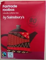 Mängden socker i Sainsbury's Fairtrade rooibos tea bags