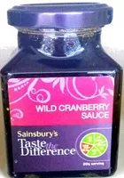 Mängden socker i Wild Cranberry Sauce