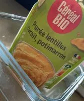 Mängden socker i Purée lentilles corail potimaron