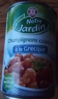 Mängden socker i Champignons cuisines a la grecque