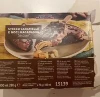 Mängden socker i Stecco caramello e noci macadamia