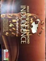 Mängden socker i Milk Chocolate & Almond Indulgence