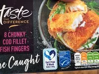Mängden socker i Chunky cod fillet fish fingers
