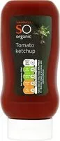Mängden socker i SO Organic Tomato Ketchup