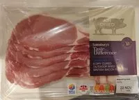 Mängden socker i Unsmoked Cured Outdoor Bred British Bacon Rashers