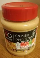 Mängden socker i Crunchy peanut butter