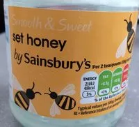 Mängden socker i Set honey