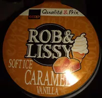 Mängden socker i Rob & Lissy soft-ice caramel vanille