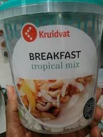 Mängden socker i breakfast tropical mix