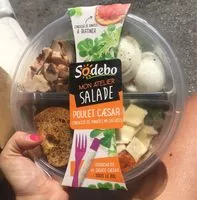 Mängden socker i Salade poulet caesar