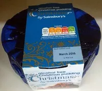 Mängden socker i Alcohol Free Christmas Pudding