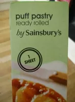 Mängden socker i Ready rolled puff pastry