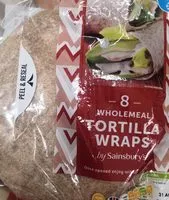Mängden socker i Wholemeal Tortilla Wraps