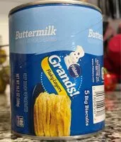 Mängden socker i Flaky layer buttermilk biscuits