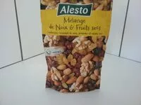 Mängden socker i Melange de noix et fruits secs