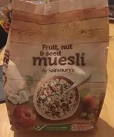 Mängden socker i Fruit, Nut and Seed Muesli
