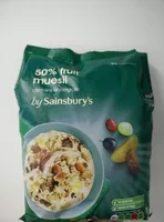 Mängden socker i Fruity muesli