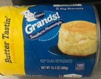 Mängden socker i Grands Butter Tastin Southern Homestyle Biscuits 5ct