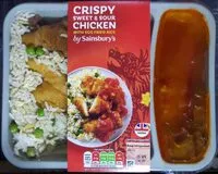 Mängden socker i Crispy sweet & sour chicken with egg fried rice