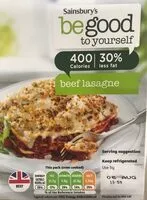 Mängden socker i Be good to yourself beef lasagne