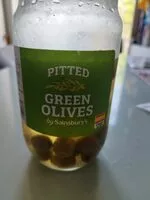 Mängden socker i Pitted green olives