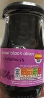 Mängden socker i Sliced black olives