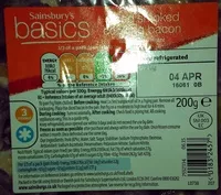 Mängden socker i Diced smoked cooking bacon with added water