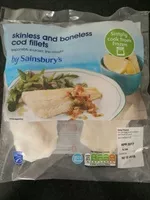 Mängden socker i skinless and boneless cod fillets