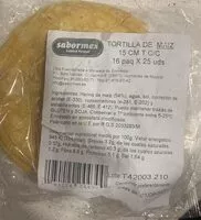 Mängden socker i Tortilla de Maiz