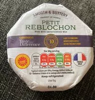 Mängden socker i Petit reblochon