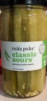 Mängden socker i Classic Sours Deli Style Pickle Spears