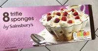 Mängden socker i 8 trifle sponges