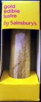 Mängden socker i Gold edible lustre