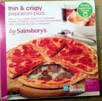 Mängden socker i thin & crispy pepperoni pizza