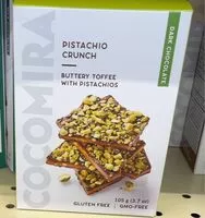 Mängden socker i Pistachio Crunch, Dark Chocolate