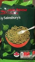 Mängden socker i Vegetable flavour instant noodles